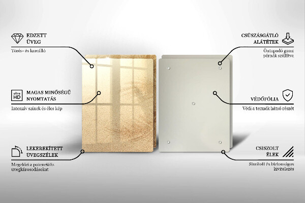 Chopping board Beach sand and holidays