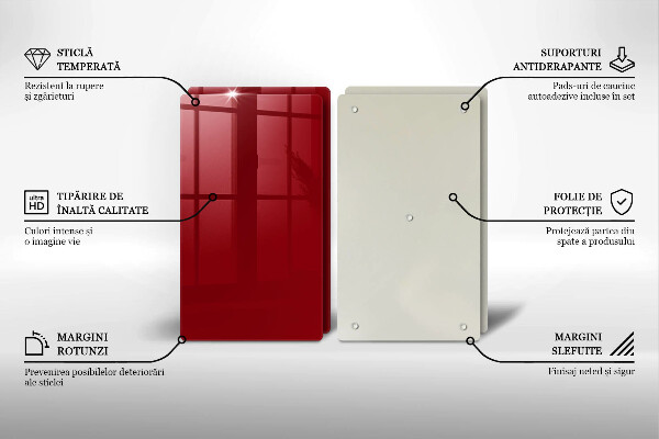 Chopping board Red colour