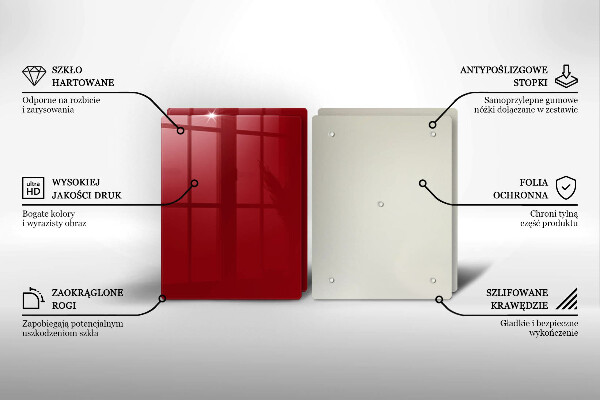Chopping board Red colour