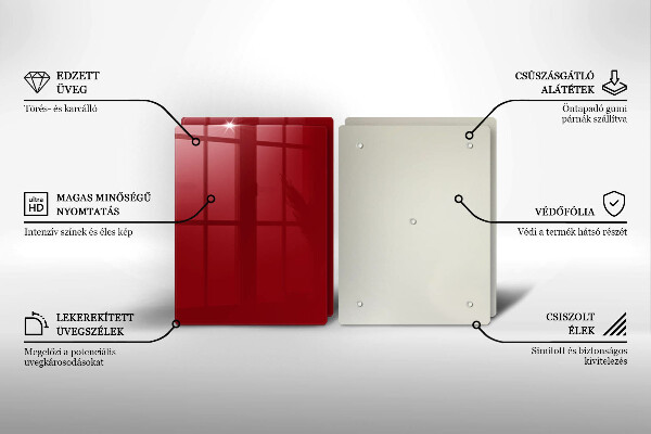 Chopping board Red colour