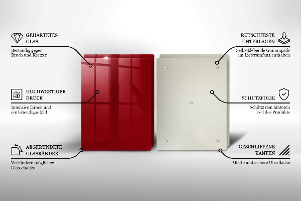 Chopping board Red colour