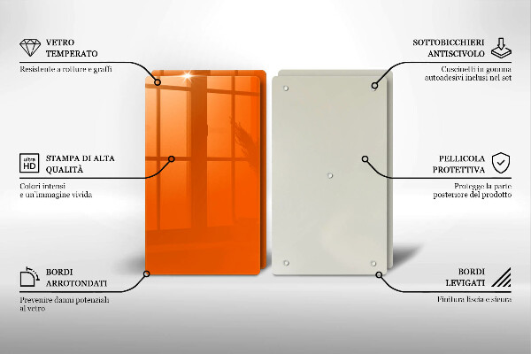 Worktop protector Orange color