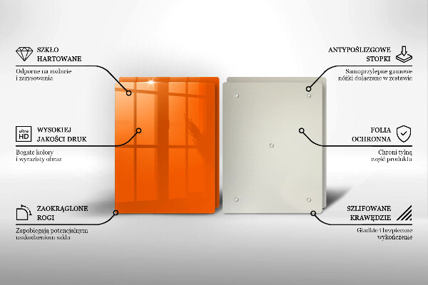Worktop protector Orange color