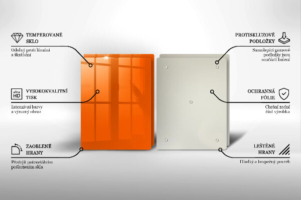 Worktop protector Orange color