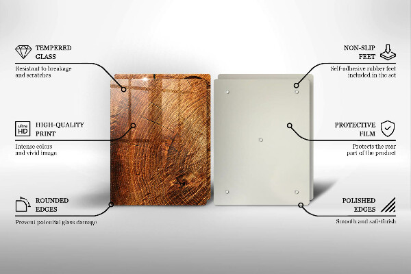 Chopping board Wood grain