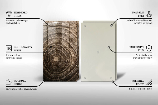 Chopping board Wood grain