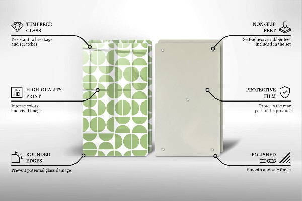 Chopping board Boho shapes