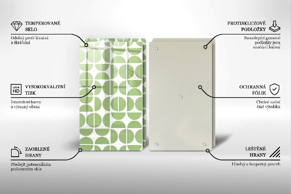 Chopping board Boho shapes