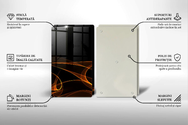 Chopping board Abstract lines