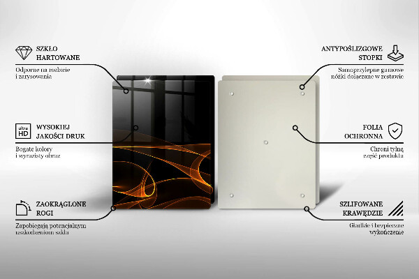 Chopping board Abstract lines