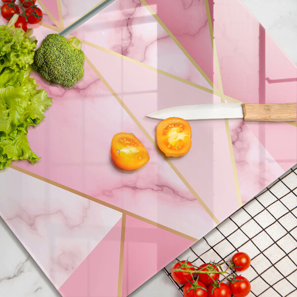 Chopping board Geometric marble