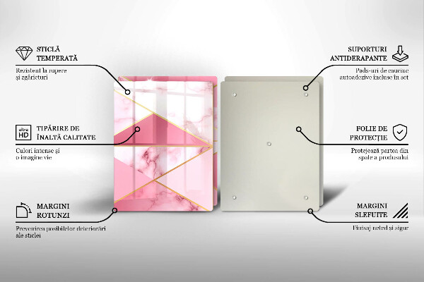 Chopping board Geometric marble