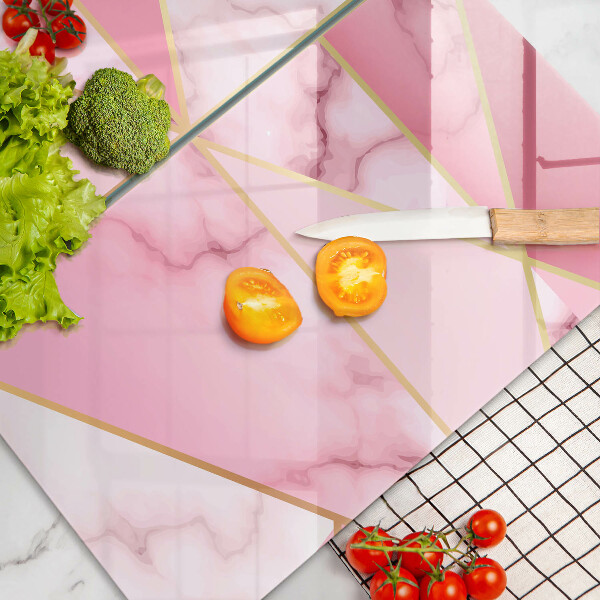 Chopping board Geometric marble