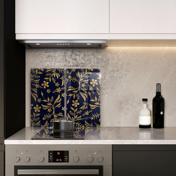 Chopping board The golden motif of flowers