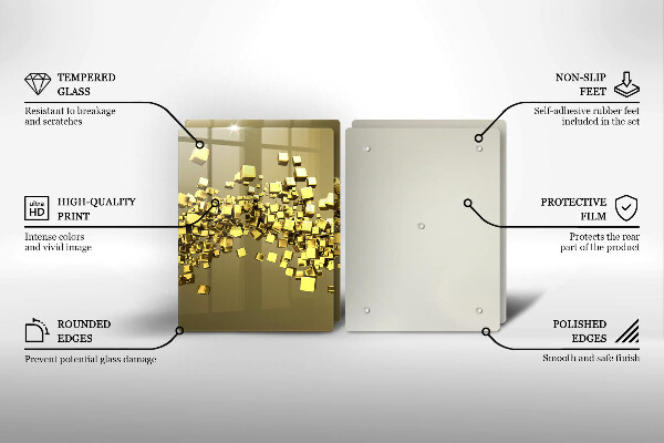 Chopping board Abstraction 3D geometry