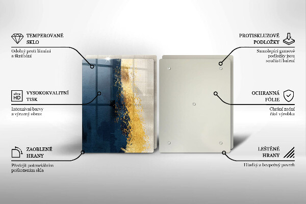 Chopping board Abstraction gold