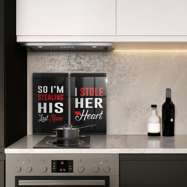 Chopping board Inscription, sentence, pattern