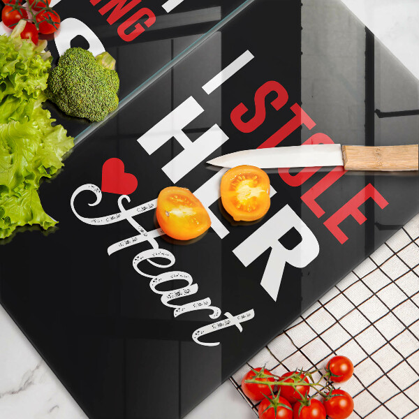 Chopping board Inscription, sentence, pattern