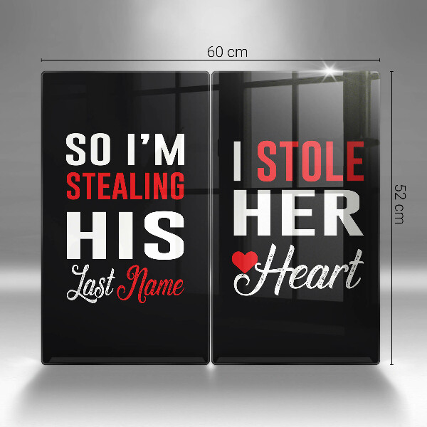 Chopping board Inscription, sentence, pattern