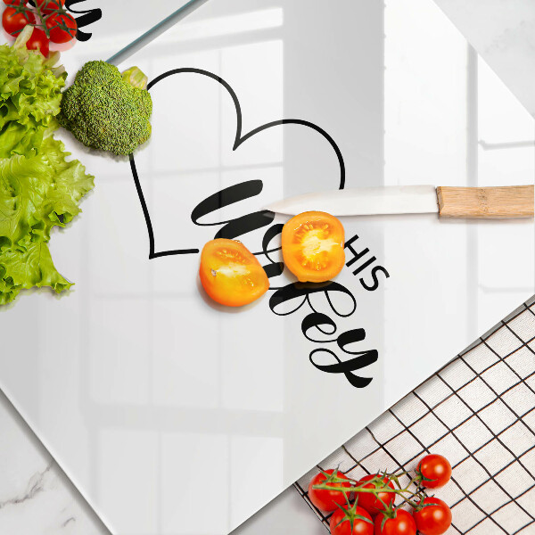 Chopping board Inscription, sentence, pattern