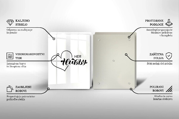 Chopping board Inscription, sentence, pattern