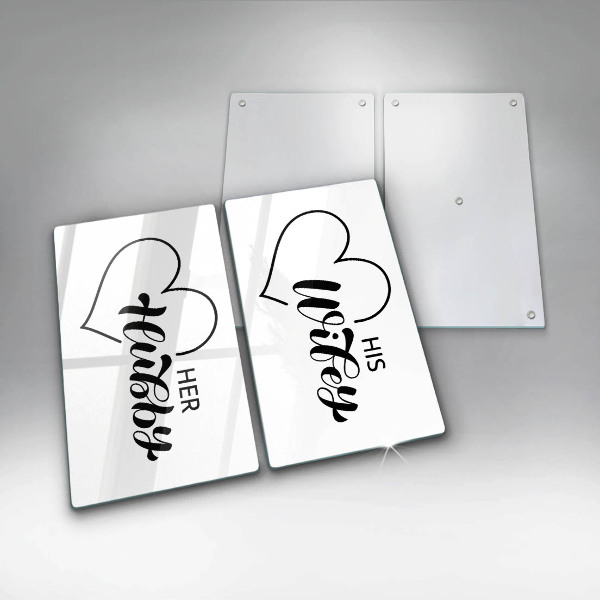 Chopping board Inscription, sentence, pattern