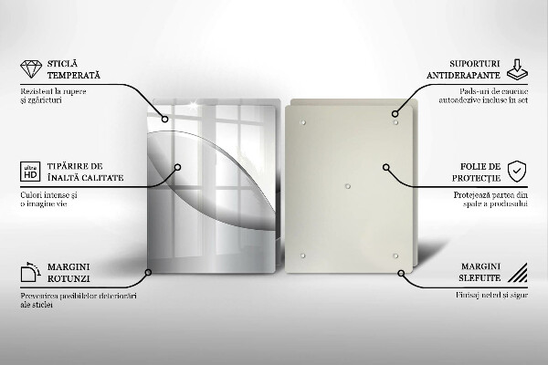 Chopping board Abstraction Design lines