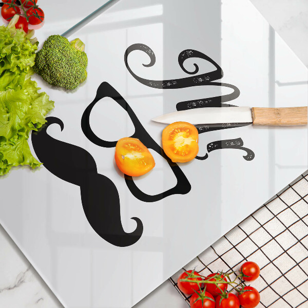 Chopping board Mrs. Mr. - inscription, sentence