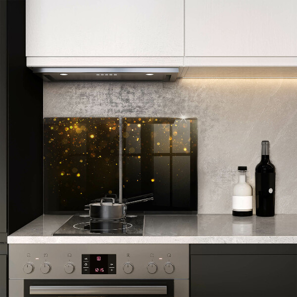 Chopping board Golden glitter