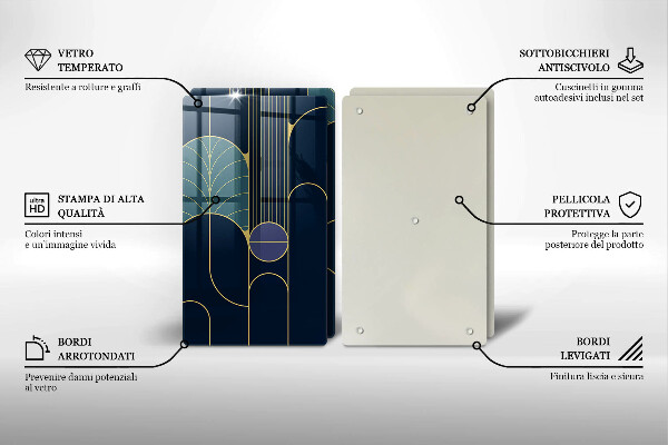 Chopping board Abstract motif