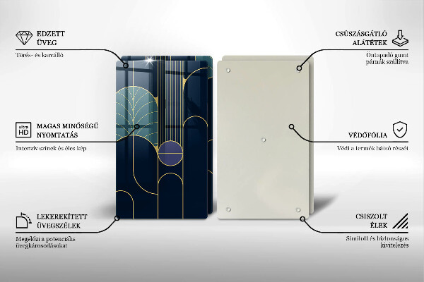 Chopping board Abstract motif