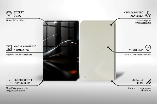 Chopping board 3D design abstraction