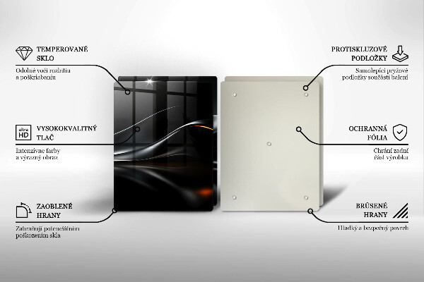 Chopping board 3D design abstraction