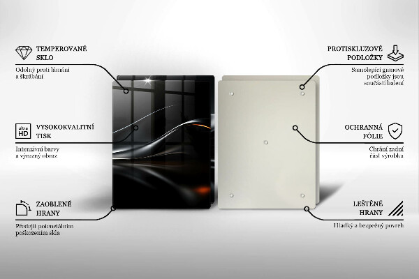 Chopping board 3D design abstraction