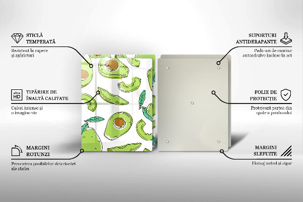 Chopping board Avocado and pear