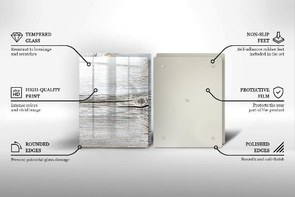 Chopping board Bright wood structure