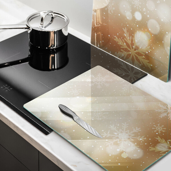 Chopping board Snowflakes