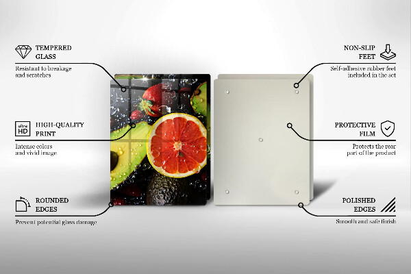 Chopping board Fruits and vegetables