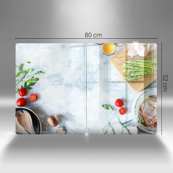 Chopping board Ingredients in the kitchen