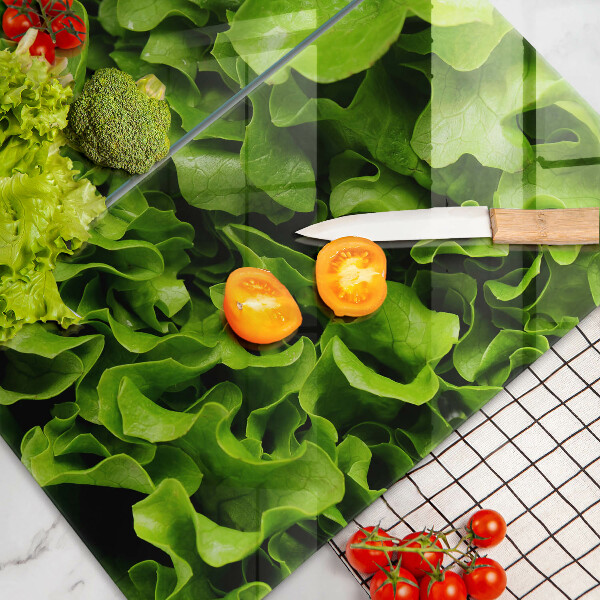 Worktop protector Green lettuce leaves