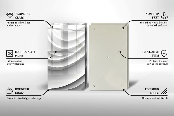 Worktop protector Geometric lines