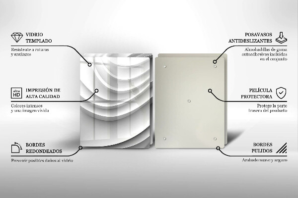 Worktop protector Geometric lines