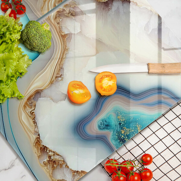 Worktop protector Multicolored marble