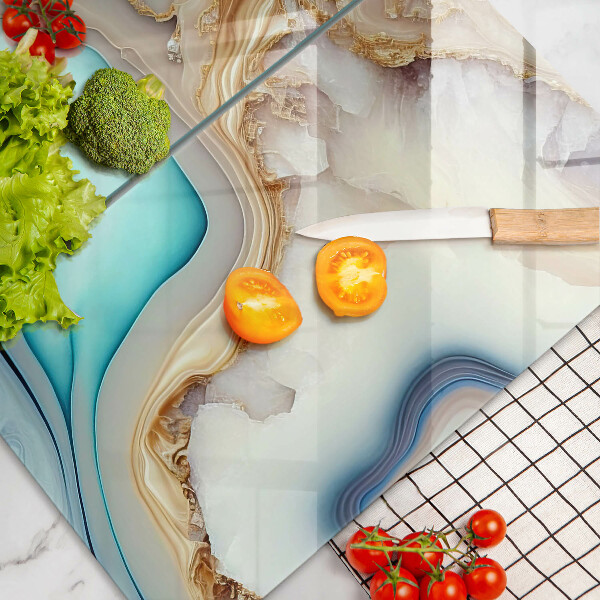 Worktop protector Multicolored marble