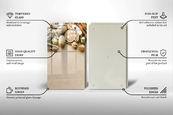 Worktop protector Christmas decorations