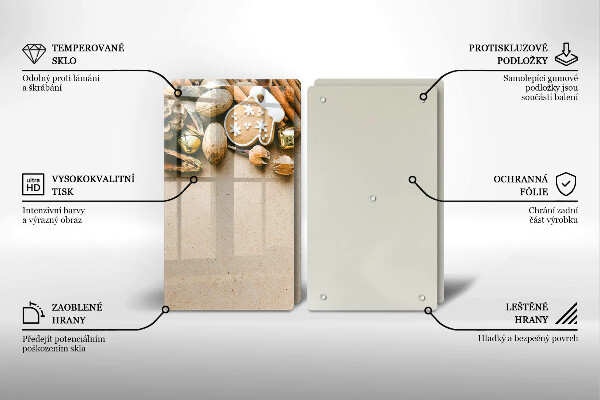 Worktop protector Christmas decorations