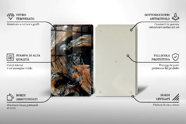 Worktop protector Abstract pattern