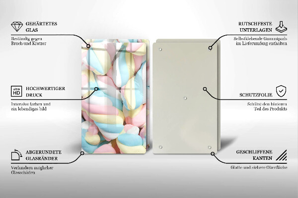 Worktop protector Colorful foams