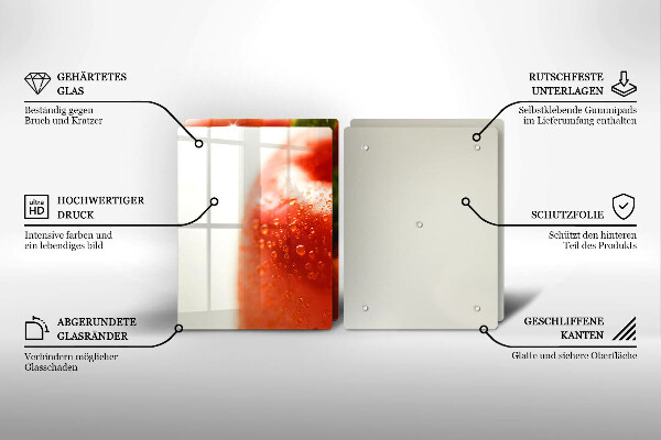 Worktop protector Red pepper