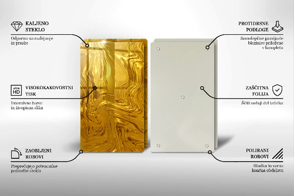 Worktop protector Golden texture